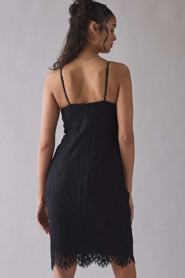 AFRM Theresa V-Neck Lace Cami Midi Dress | Urban Outfitters