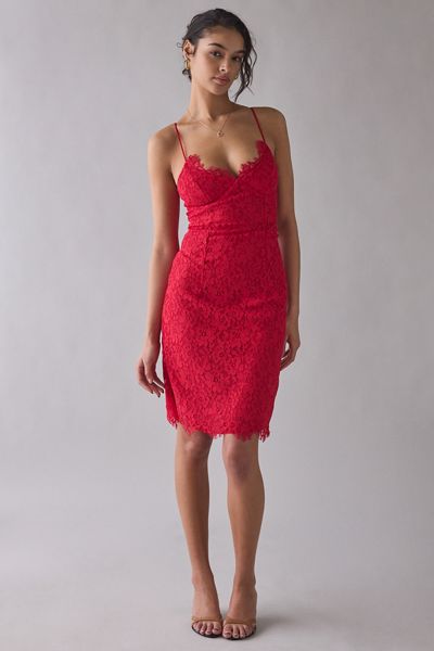 camille lace cross back midi dress - black Jersey Triple Cut Out Dress with Sweep Train