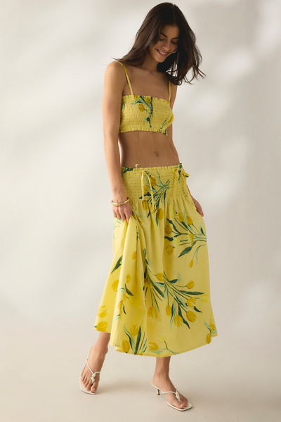 Kimchi Blue This Or That Convertible Skirt 2-Piece Set in Yellow, Women’s at Urban Outfitters