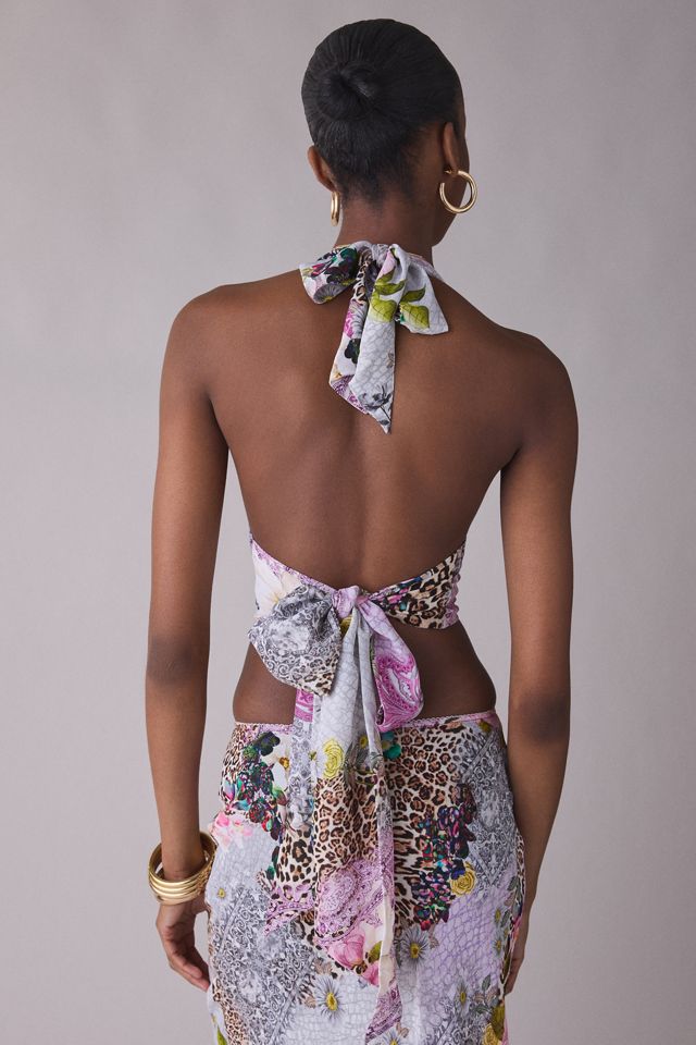 Haut licou à dos noué en patchwork naturel Sylas AFRM #2