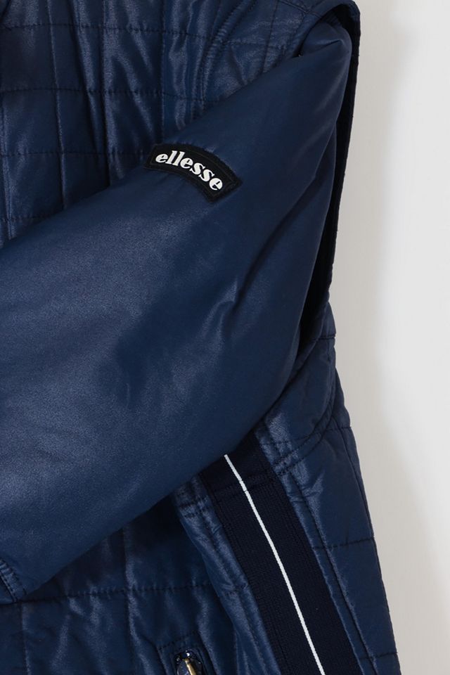 Vintage Ellesse Quilted Light Weight Biker Jacket Made in Italy #1