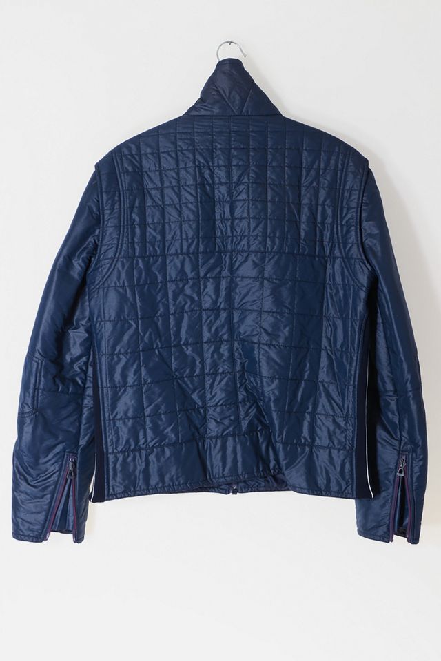 Vintage Ellesse Quilted Light Weight Biker Jacket Made in Italy #2