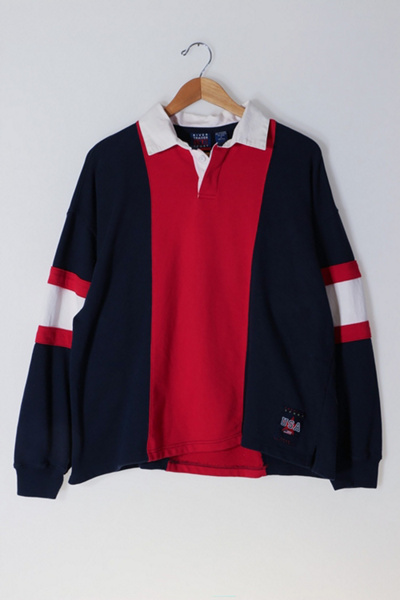Vintage Sport USA Striped Rugby Shirt | Urban Outfitters