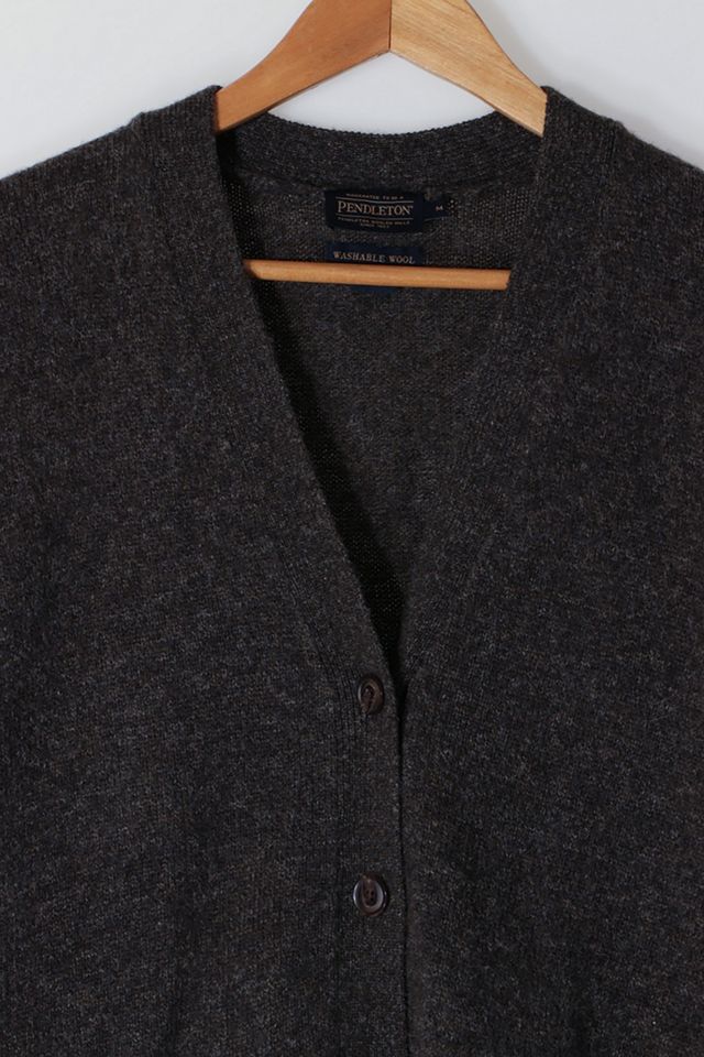 Vintage Pendleton Button Front Pocketed Wool Cardigan #1