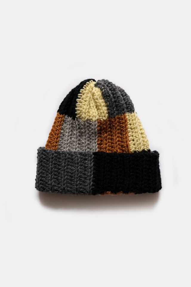 MARVES new york Upcycled Scrap Yarn Crochet Beanie