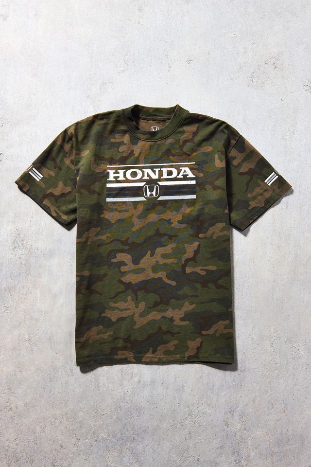 Honda Japan Graphic Camo Heavyweight Cotton Tee #1