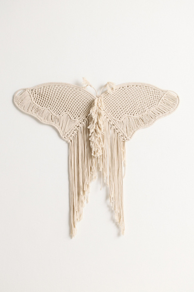 Urban Outfitters Butterfly Macramé Wall Hanging - Thumbnail 2