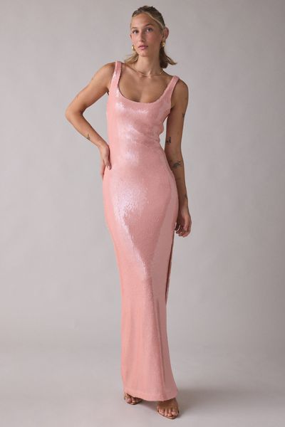 Lulus Sylvie Sequin Maxi Dress | Urban Outfitters