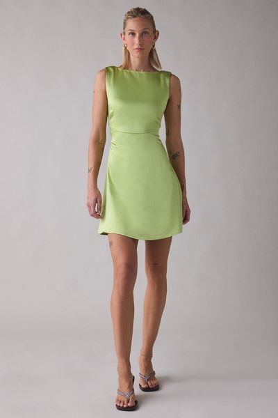 Green Satin Dresses | Urban Outfitters