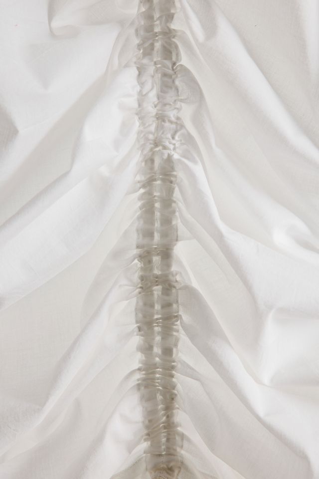 Wispy Crochet Trim Balloon Window Valance #4