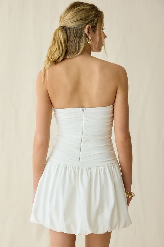 Lulus Molly Bubble Hem Strapless Mini Dress #3