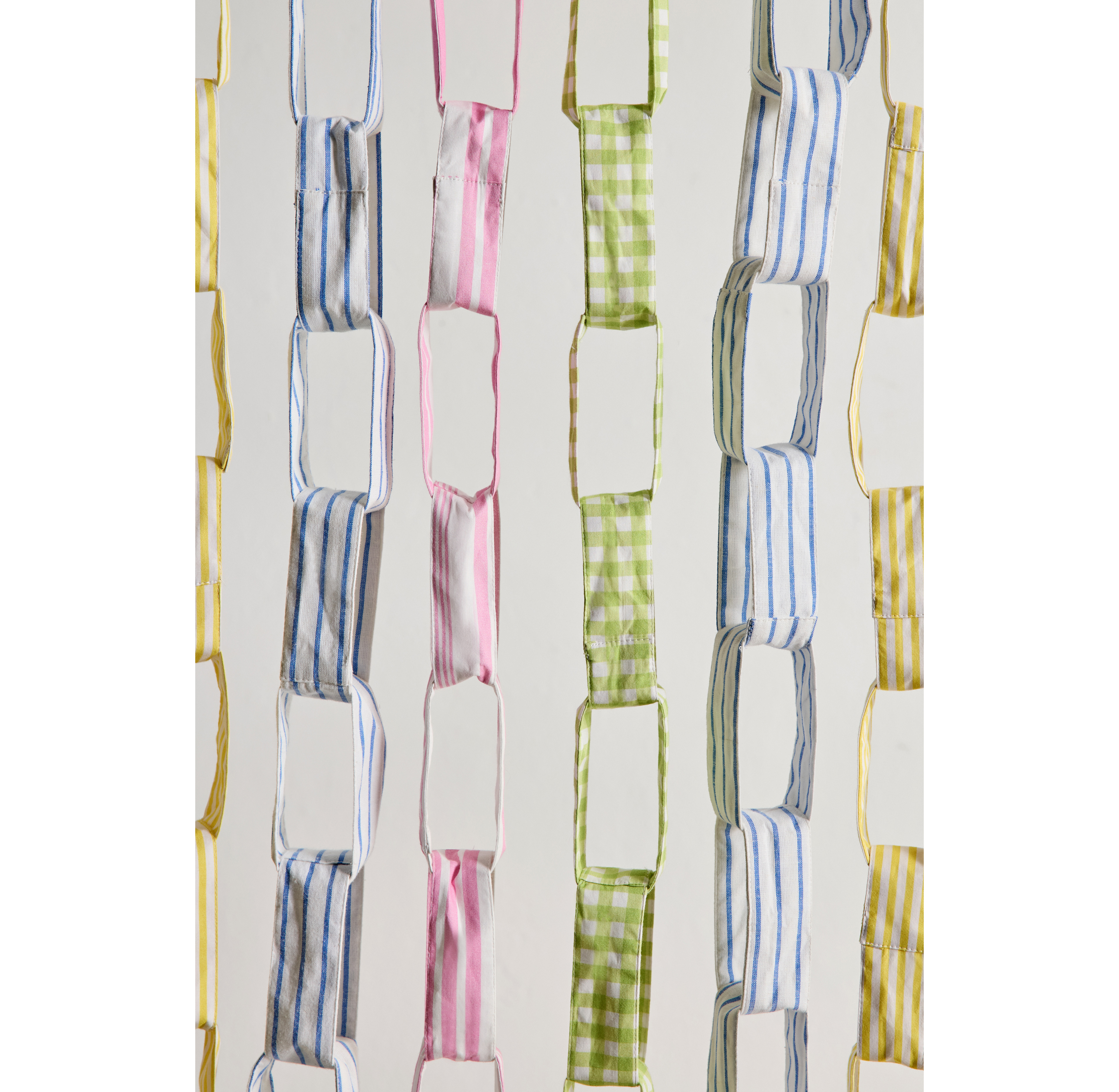 Fabric Chain Linked Doorway Curtain
