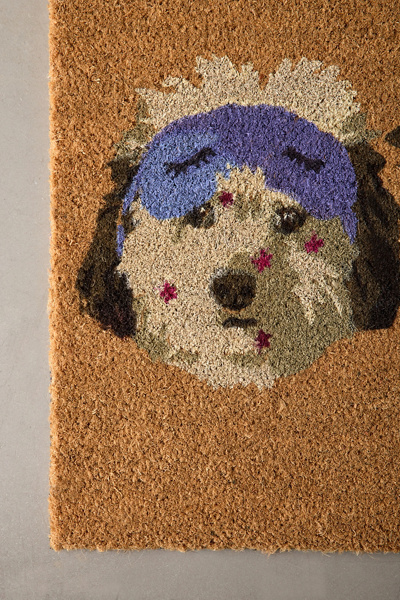 Dog Collage Coir Doormat