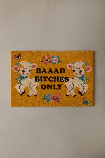 BAAAD Babes Only Coir Doormat