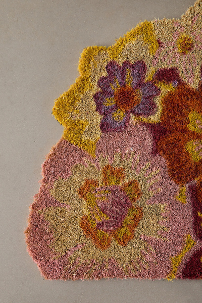 Floral Shaped Coir Doormat