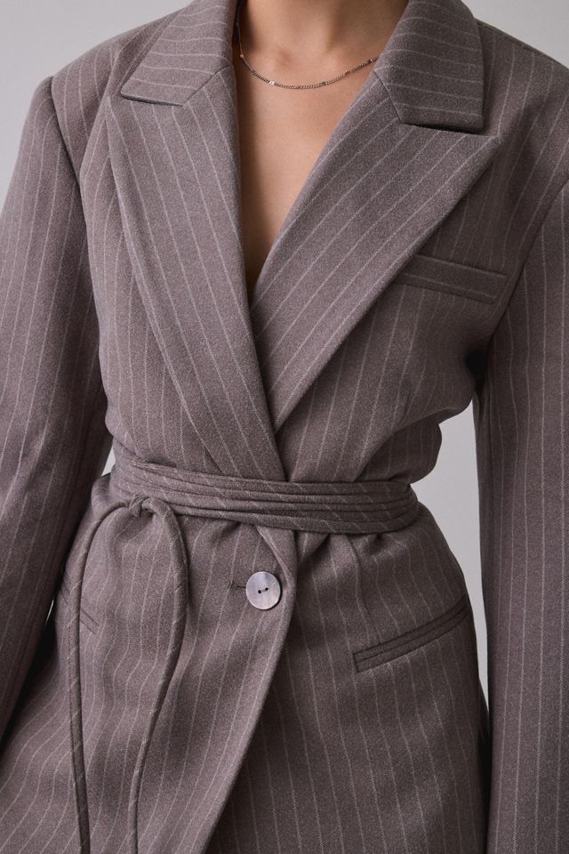 Muse Assembly Angela Tie-Waist Wrap Blazer #1