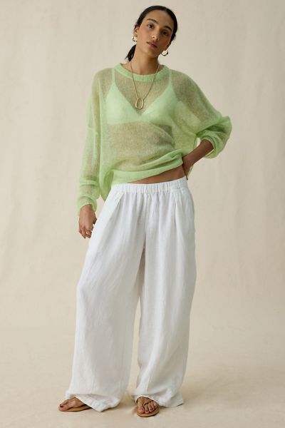 Muse Assembly Willow Sheer Oversized Sweater