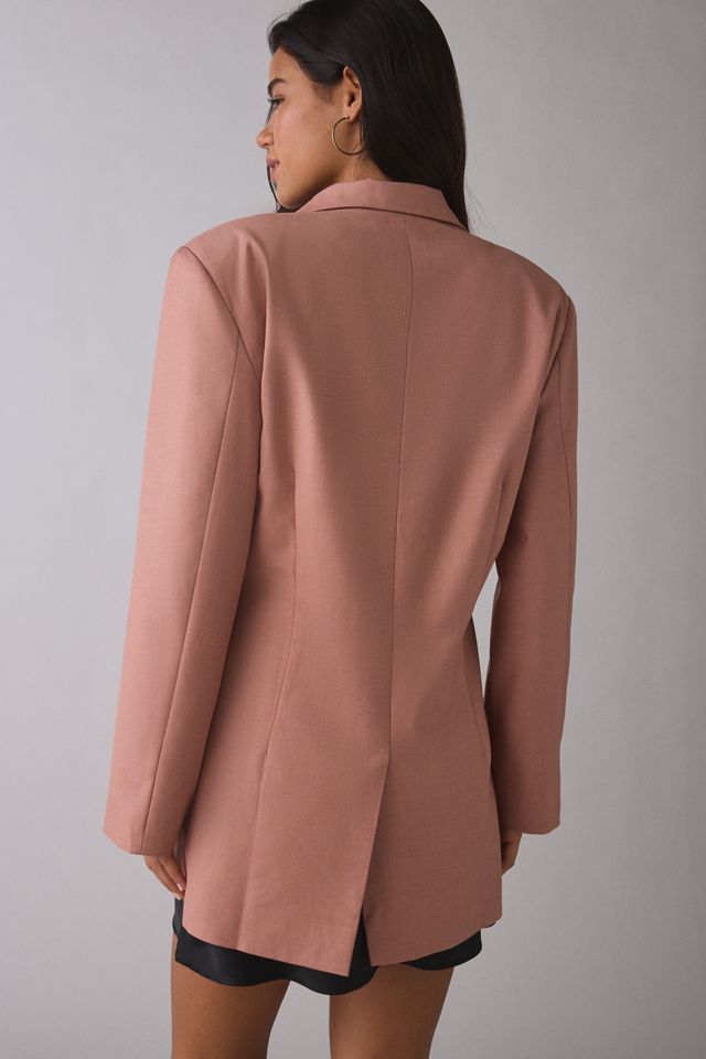 Ghospell Rydel Lace-Up Tie Blazer #4