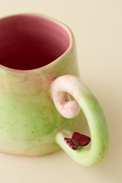 Urban Outfitters Garden Critters Peekaboo Mug - Thumbnail 3