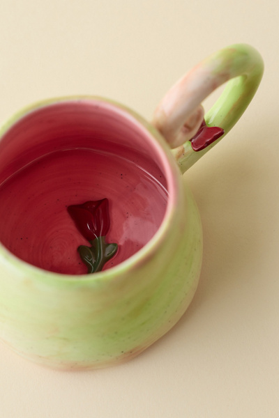 Urban Outfitters Garden Critters Peekaboo Mug - Thumbnail 4