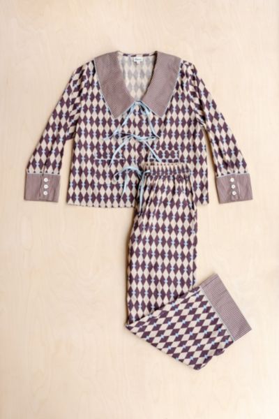 TBCo Cotton Harlequin Pajama Set