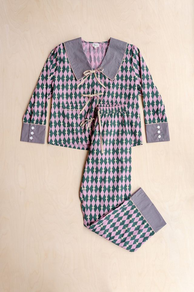 TBCo Cotton Harlequin Pajama Set #1