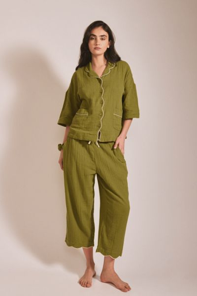 TBCo Cotton Cropped Leg Pajama Set