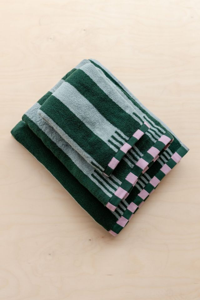 TBCo Striped Terry Cotton Hand Towel Set #1