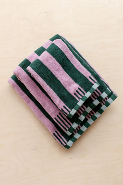 TBCo Striped Terry Cotton Hand Towel Set