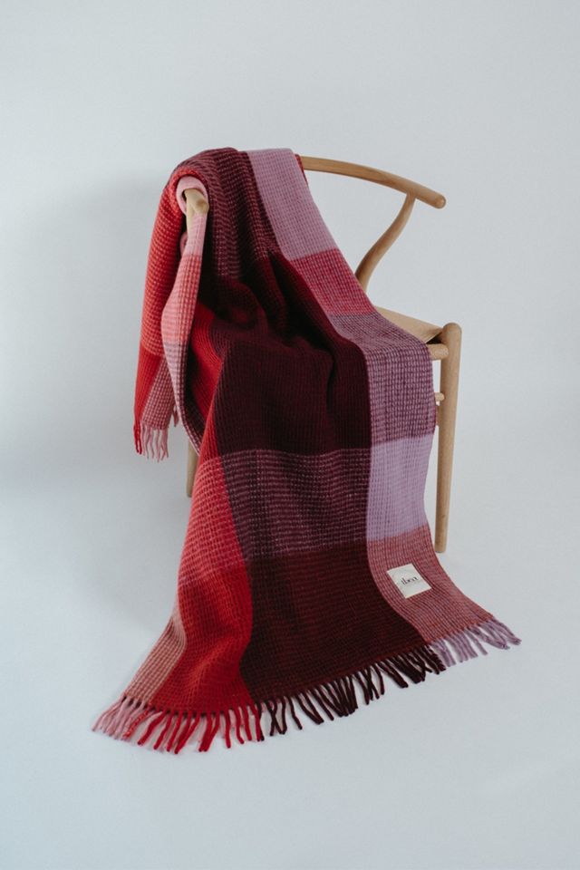 TBCo Recycled Wool Plaid Throw Blanket #1
