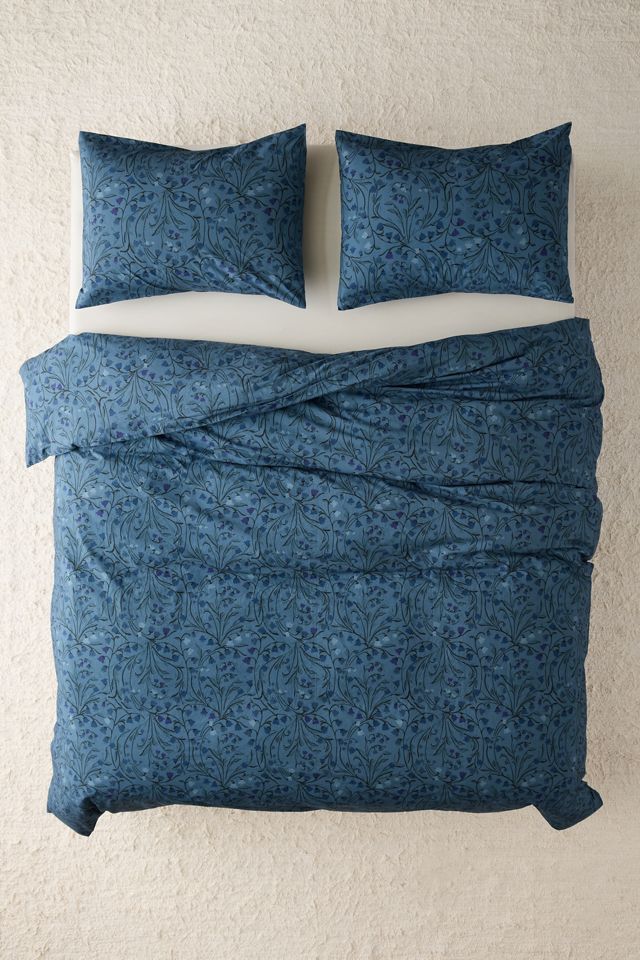 Housse de couette en percale de coton à motif floral muguet #1