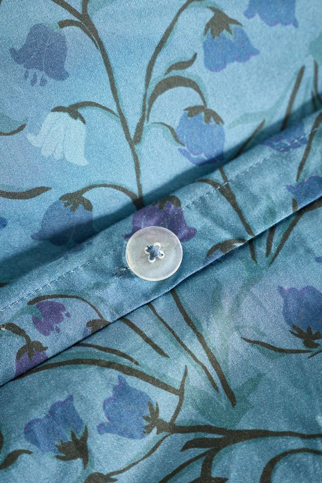Lily Of The Valley Floral Cotton Percale Duvet Cover #4