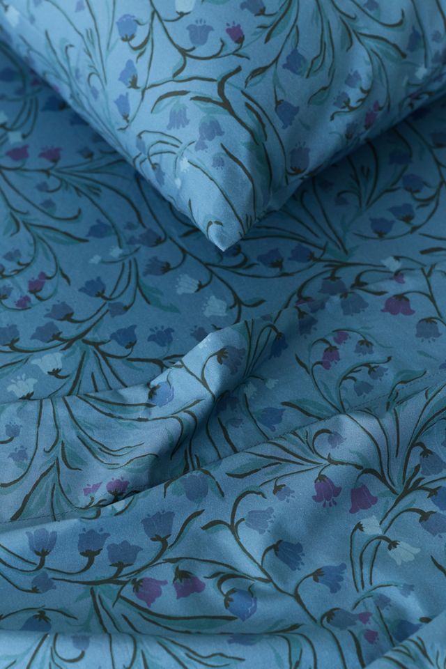 Ensemble de draps en percale de coton fleuri Muguet #1