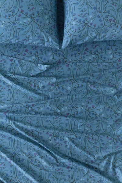 Lily Of The Valley Floral Cotton Percale Sheet Set