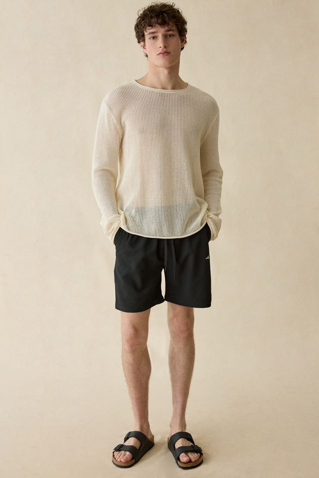 Les Deux Stan Seersucker Swim Shorts #5