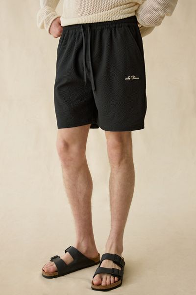 Les Deux Stan Seersucker Swim Shorts