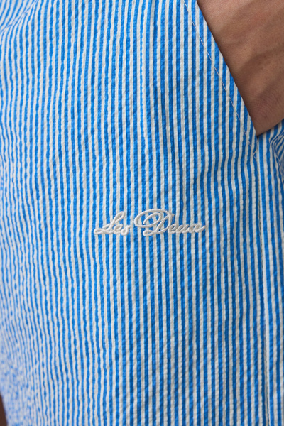 Les Deux Stan Stripe Seersucker Short