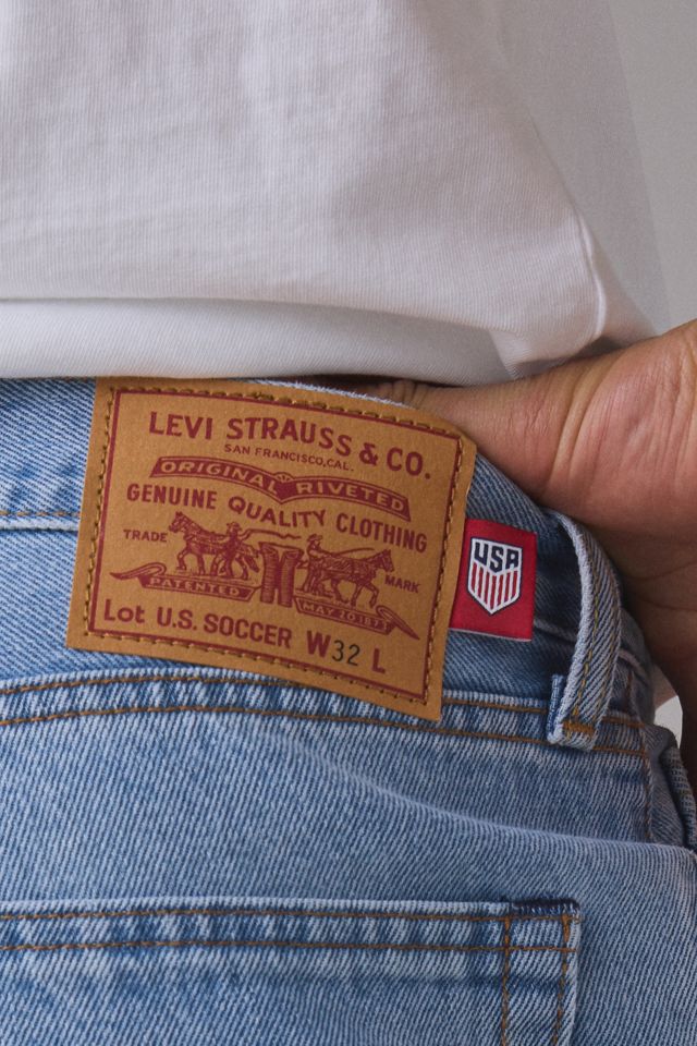 Levi's® U.S. Soccer 478™ Baggy Fit Denim Shorts #4
