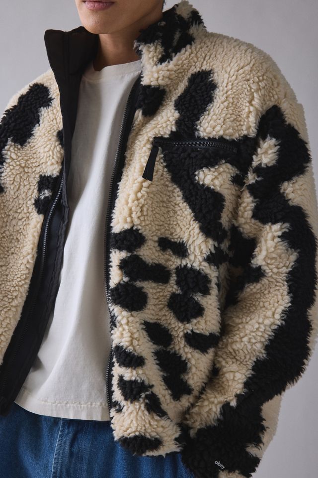 OBEY Shaggy Fleece Jacket #1