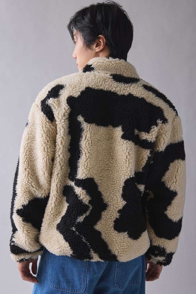 OBEY Shaggy Fleece Jacket #3