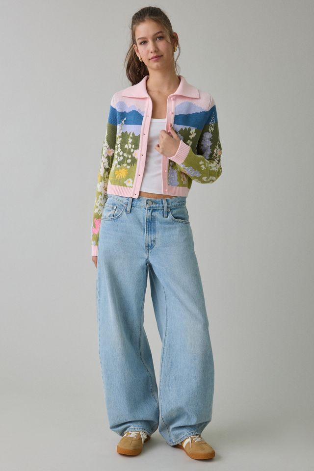 Spring Boutique Sunny Day Pop Tuesday 新品 House Of Sunny Sunset Blooms Tripper Cardigan | Urban Outfitters