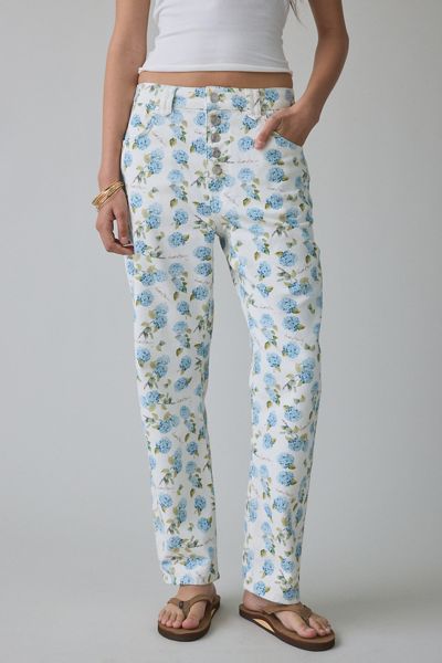 House Of Sunny Jessie Hydrangea Denim Pants