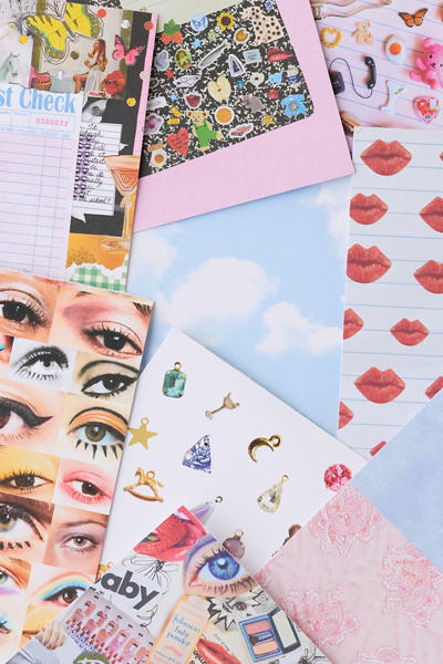 PIPSTICKS X Haricot Vert Sticker Post Cards Stationery Set