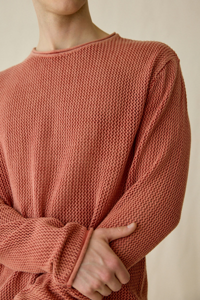 UO Mason Mesh Crew Neck Sweater