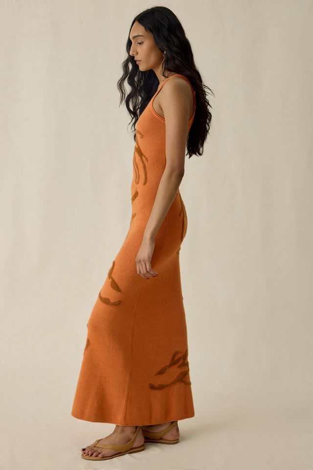 House Of Sunny The Goldfish Hockney Knit Midi Dress #2