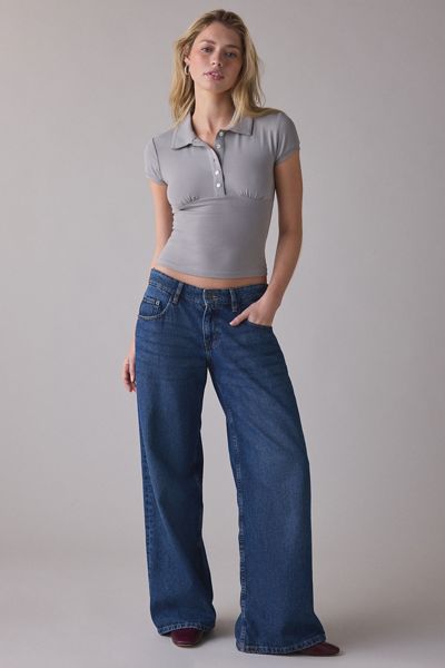 NIA Quinn Short Sleeve Polo Top