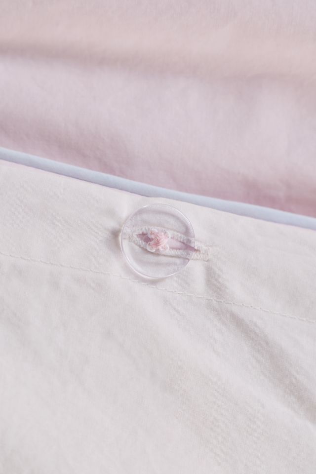 Housse de couette Jordan réversible en percale de coton à bordure passepoilée #4