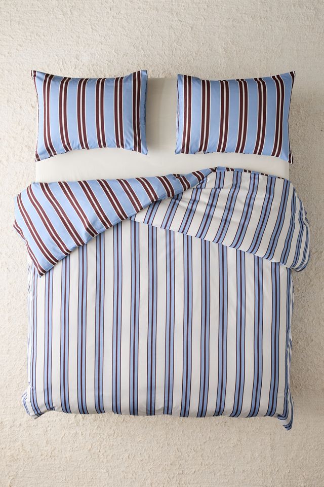 Rowen Striped Patterned Reversible Duvet Cover #2