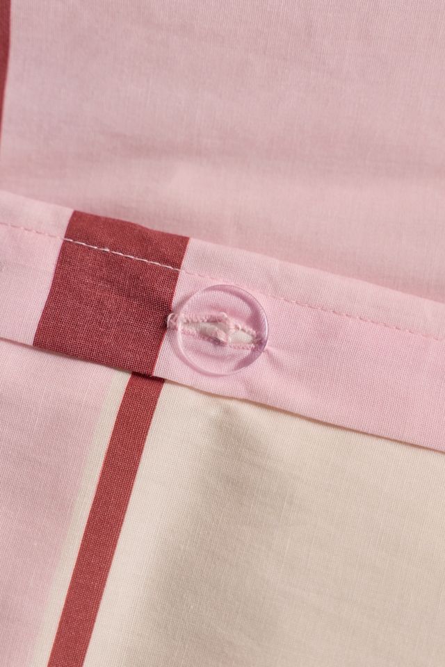 Housse de couette réversible Rowen à motif rayé #4
