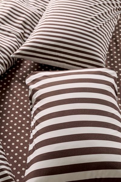 Rowen Striped Patterned Reversible Sham Set